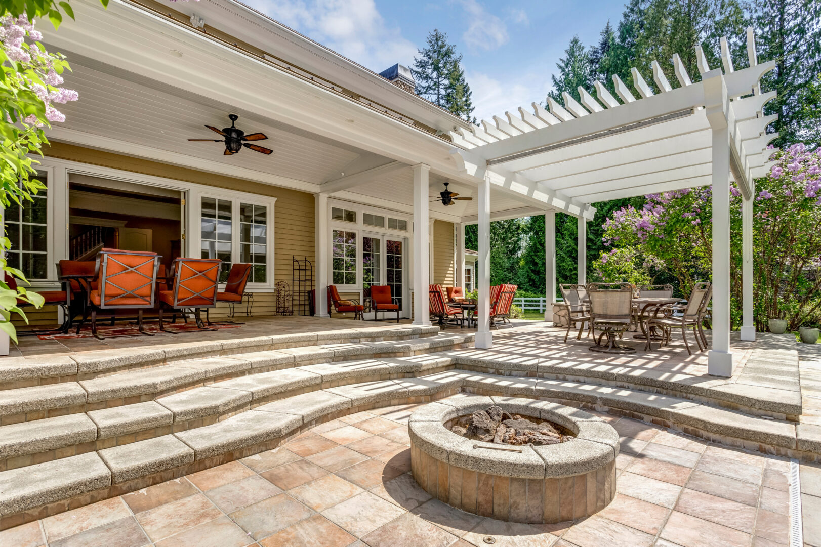 tiles on an outdoor patio