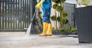 pressure washing