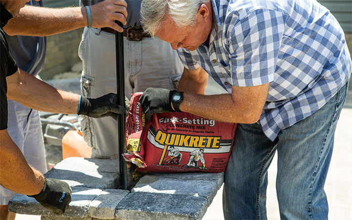 people using quikrete 