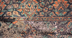 dirty area rug