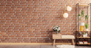 indoor brick wall